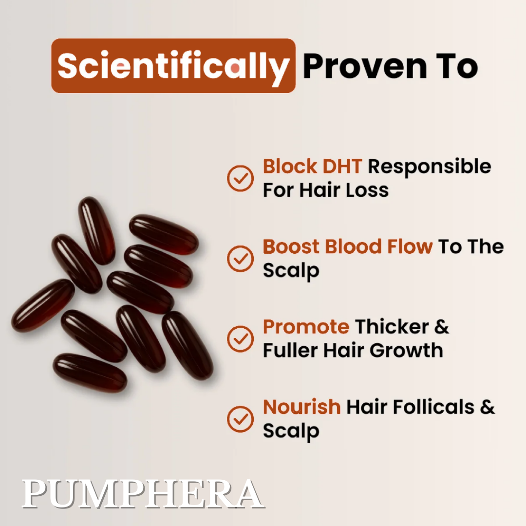 Pumphera Pumpkin Hair Growth Gels
